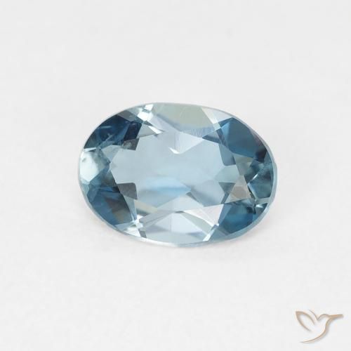 Topázio Londres Azul Natural 0.78ct, oval, VVS
