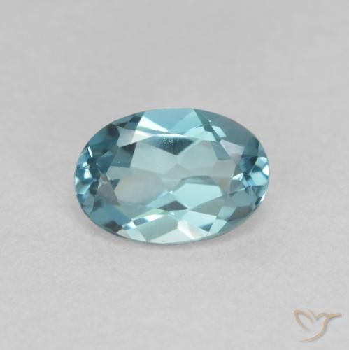 1.03ct Natural Londres Azul Topázio, oval, VVS