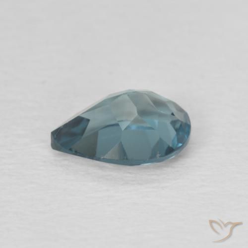 Topázio Londres Azul Natural 0.86ct, Formato de pêra, VS