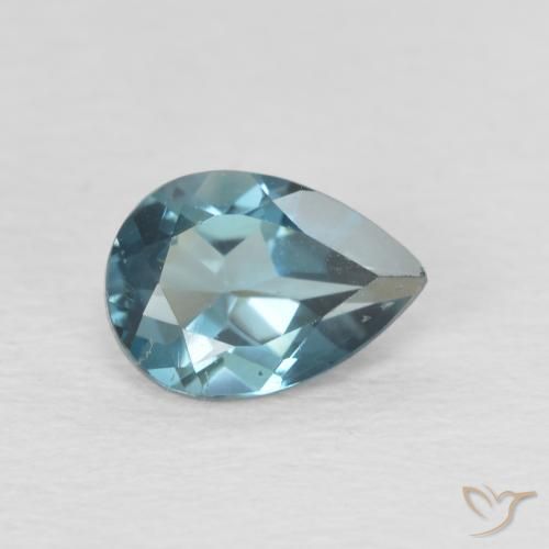 Topázio Londres Azul Natural 0.89ct, Formato de pêra, VS