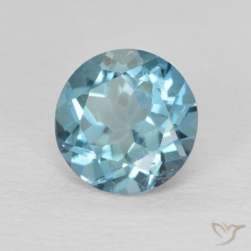 Topázio Londres Azul Natural 2.33ct, Redondo, VS