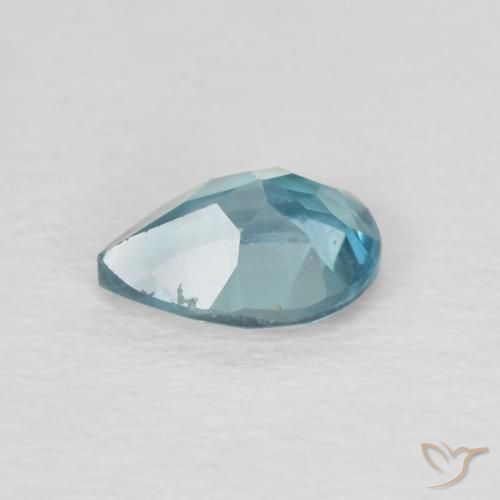 Topázio Londres Azul Natural 0.89ct, Formato de pêra, VS