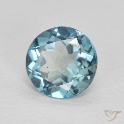 Topázio Londres Azul Natural 2.26ct, Redondo, VVS-VS