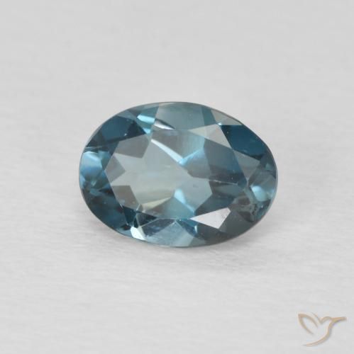 Topázio Londres Azul Natural 0.90ct, oval, VVS