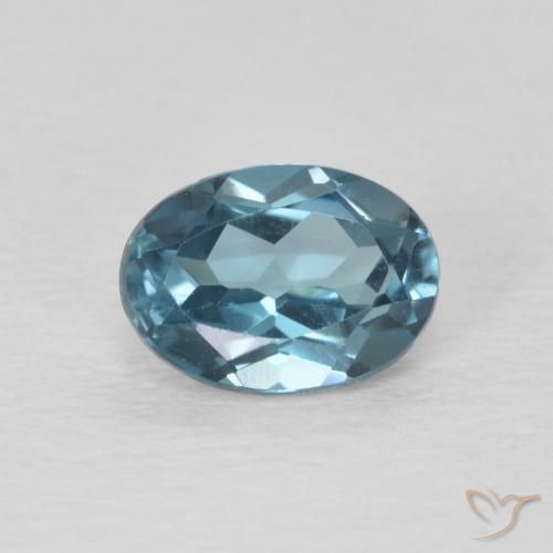 1.11ct Natural Londres Azul Topázio, oval, VVS