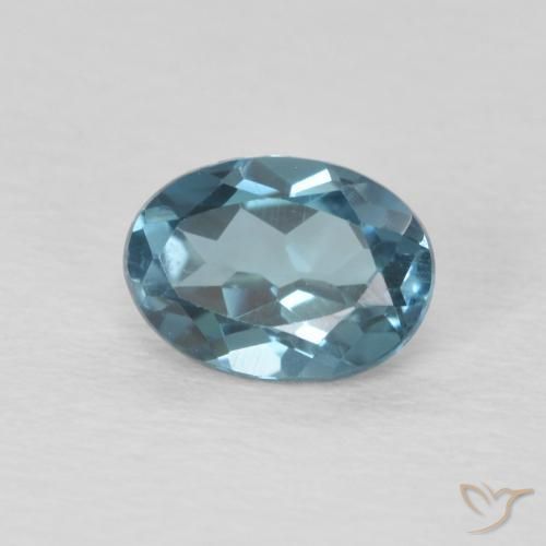 Topázio Londres Azul Natural 1.11ct, oval, VVS