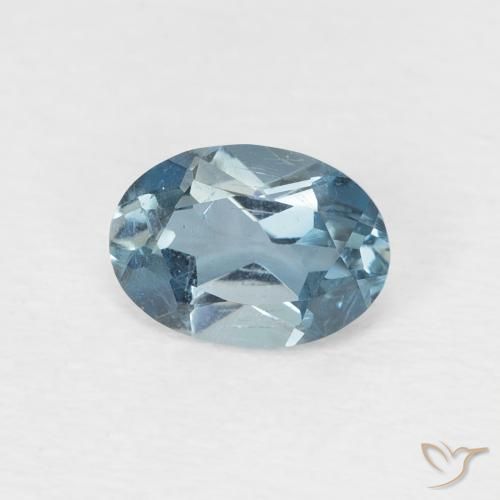 Topázio Londres Azul Natural 0.97ct, oval, VS