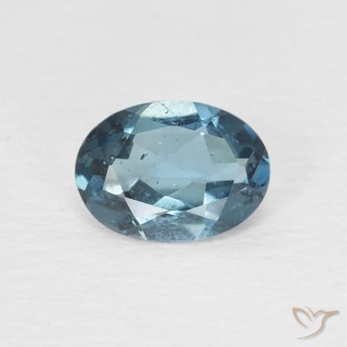 0.92ct Natural Londres Azul Topázio, oval, VS
