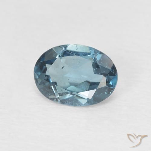 Topázio Londres Azul Natural 0.92ct, oval, VS