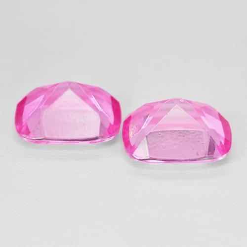 Pedras preciosas de Topázio Magenta Profundo natural de 20.19 ct, Almofada, VS