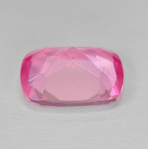 Topázio Medium Dark-Pink Natural 9.61ct, Almofada, VVS-VS