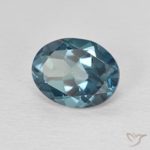 Topázio Londres Azul Natural 2.18ct, oval, VVS-VS