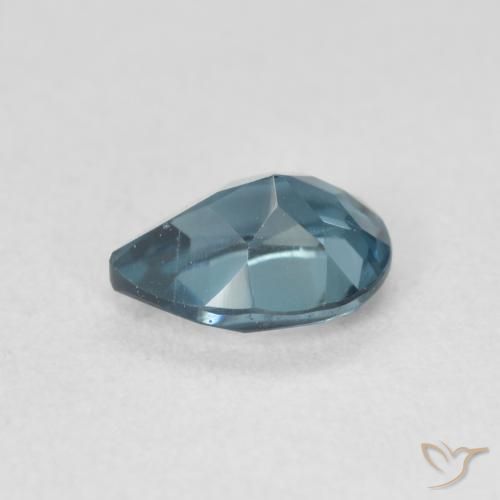 Topázio Londres Azul Natural 0.92ct, Formato de pêra, VVS-VS