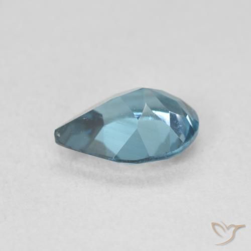 Topázio Londres Azul Natural 0.85ct, Formato de pêra, VVS-VS