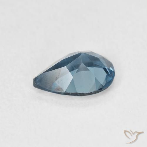 Topázio Londres Azul Natural 0.85ct, Formato de pêra, VS