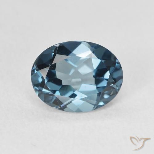 2.28ct Natural Londres Azul Topázio, oval, VS