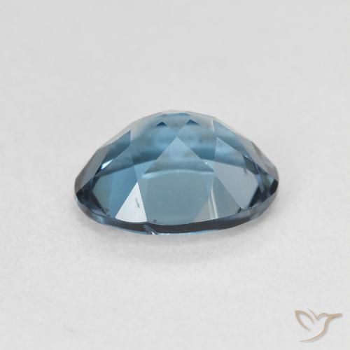 Topázio azul natural 2,28ct, corte oval, VS
