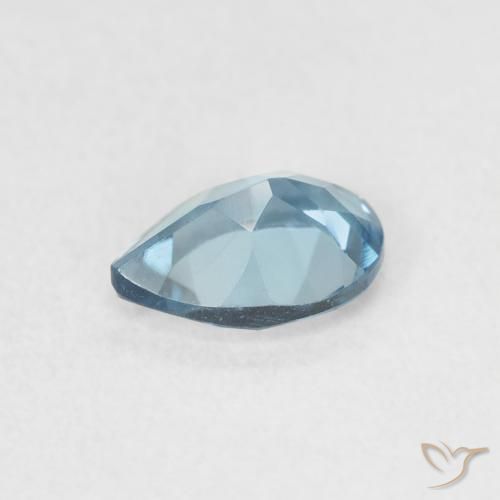 Topázio Londres Azul Natural 0.90ct, Formato de pêra, VS