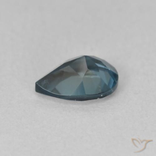 Topázio Londres Azul Natural 0.89ct, Formato de pêra, VVS-VS