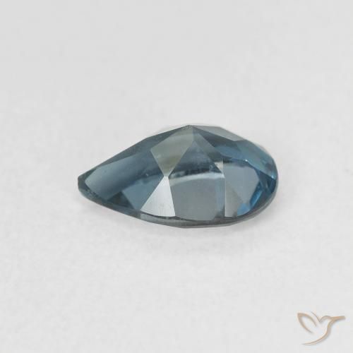 Topázio Londres Azul Natural 0.89ct, Formato de pêra, VS
