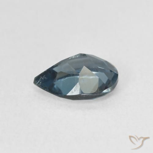 Topázio Londres Azul Natural 0.86ct, Formato de pêra, VS