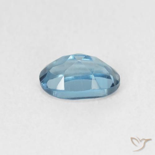 Topázio Londres Azul Natural 0.64ct, oval, VVS