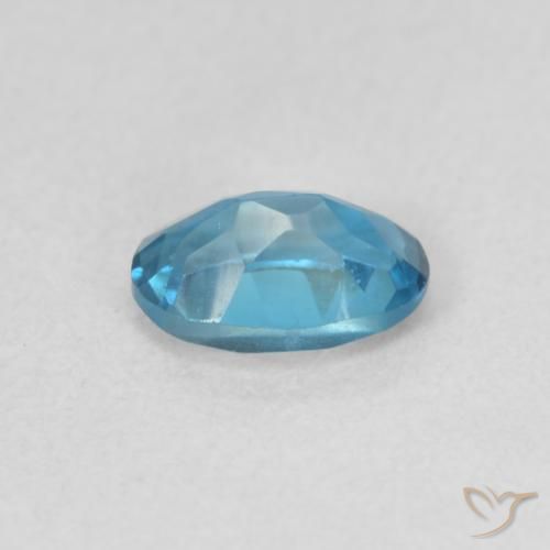 Topázio Londres Azul Natural 0.59ct, oval, VVS
