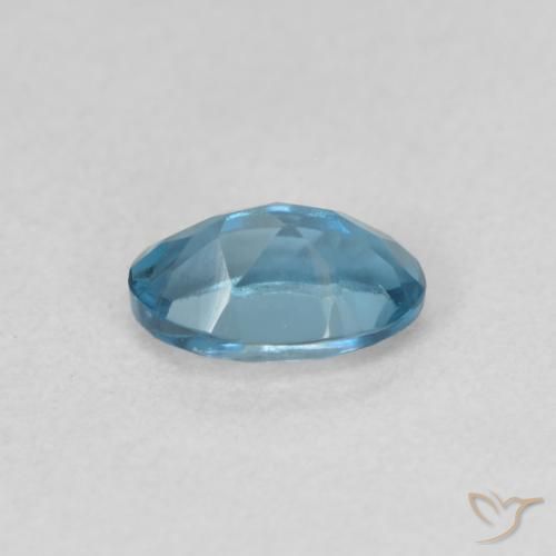 Topázio Londres Azul Natural 0.61ct, oval, VVS