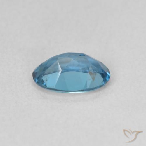 Topázio Londres Azul Natural 0,50ct, Corte Oval, VVS