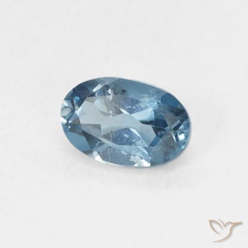Topázio Londres Azul Natural 0.62ct, oval, VVS