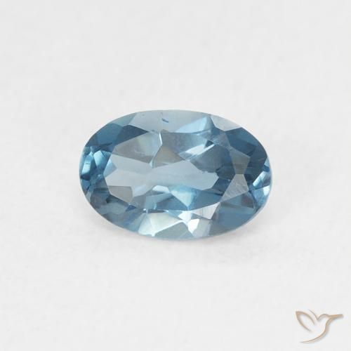 Topázio Londres Azul Natural 0.57ct, oval, VVS