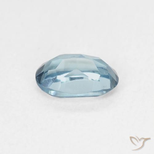 Topázio Londres Azul Natural 0.60ct, oval, VVS