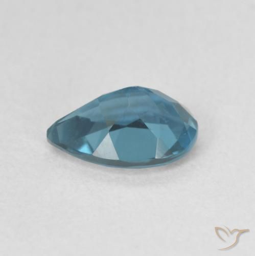 Topázio Londres Azul Natural 0.73ct, Formato de pêra, VVS