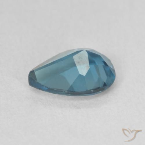 Topázio Londres Azul Natural 0.77ct, Formato de pêra, VVS