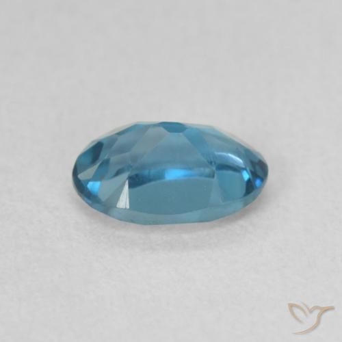 Topázio Londres Azul Natural 0.67ct, oval, VVS