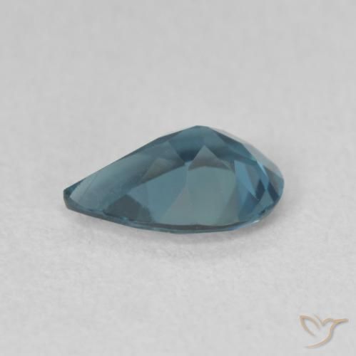 Topázio Londres Azul Natural 0.68ct, Formato de pêra, VVS-VS