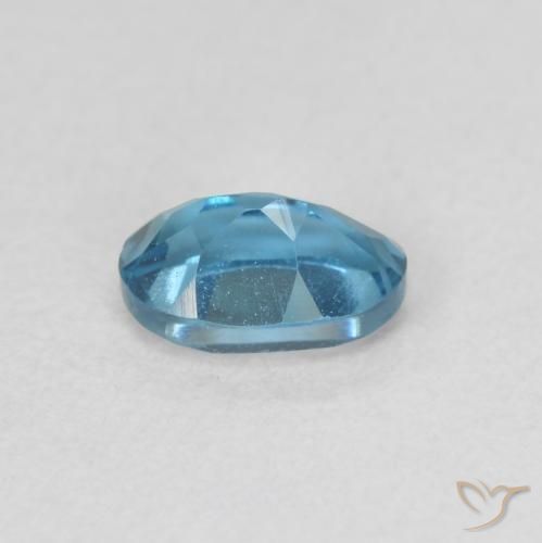 Topázio Londres Azul Natural 0.63ct, oval, VVS-VS