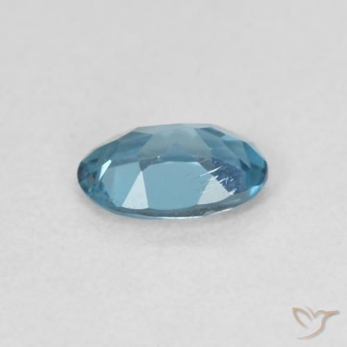 Topázio Londres Azul Natural 0.54ct, oval, VVS-VS