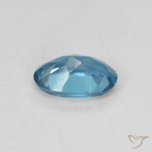 Topázio Londres Azul Natural 0.60ct, oval, VVS-VS