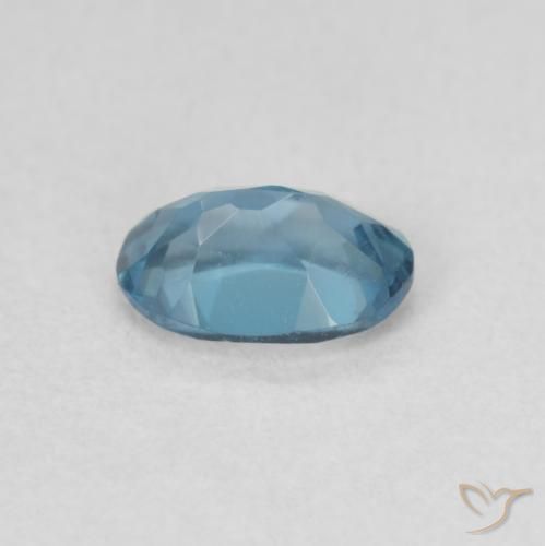 Topázio Londres Azul Natural 0.61ct, oval, VVS-VS