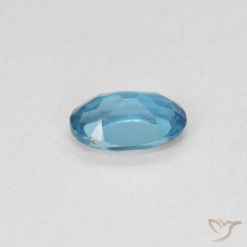 Topázio Londres Azul Natural 0.54ct, oval, VVS-VS