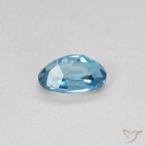 Topázio Londres Azul Natural 0.65ct, oval, VS