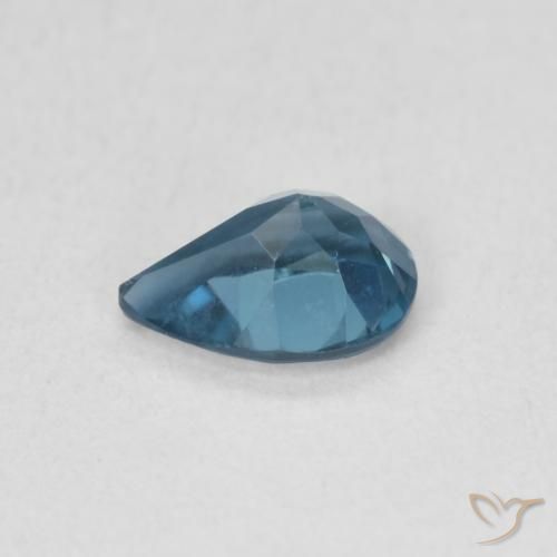 Topázio Londres Azul Natural 0.80ct, Formato de pêra, VS