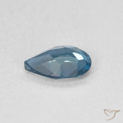 Topázio Londres Azul Natural 0.78ct, Formato de pêra, VS