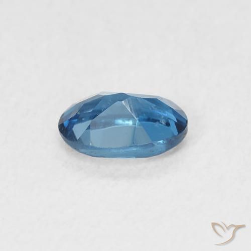 Topázio Londres Azul Natural 0.60ct, oval, VVS-VS