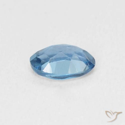Topázio Londres Azul Natural 0.56ct, oval, VVS-VS