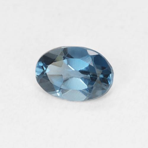 Topázio Londres Azul Natural 0.50ct, oval, VVS-VS