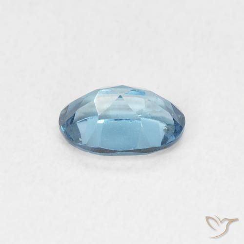Topázio Londres Azul Natural 0.60ct, oval, VVS-VS