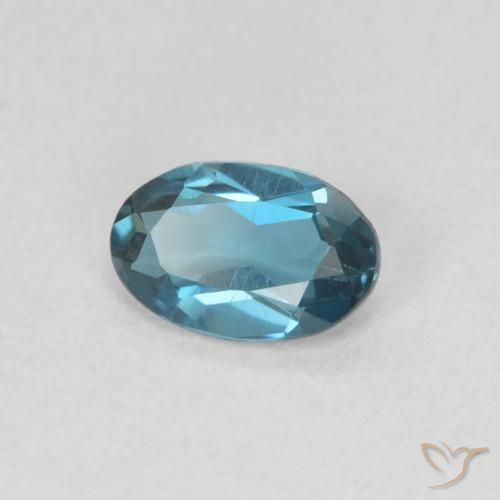 Topázio Londres Azul Natural 0.52ct, oval, VVS
