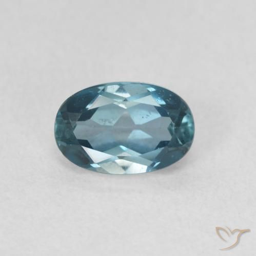 0.66ct Natural Londres Azul Topázio, oval, VVS